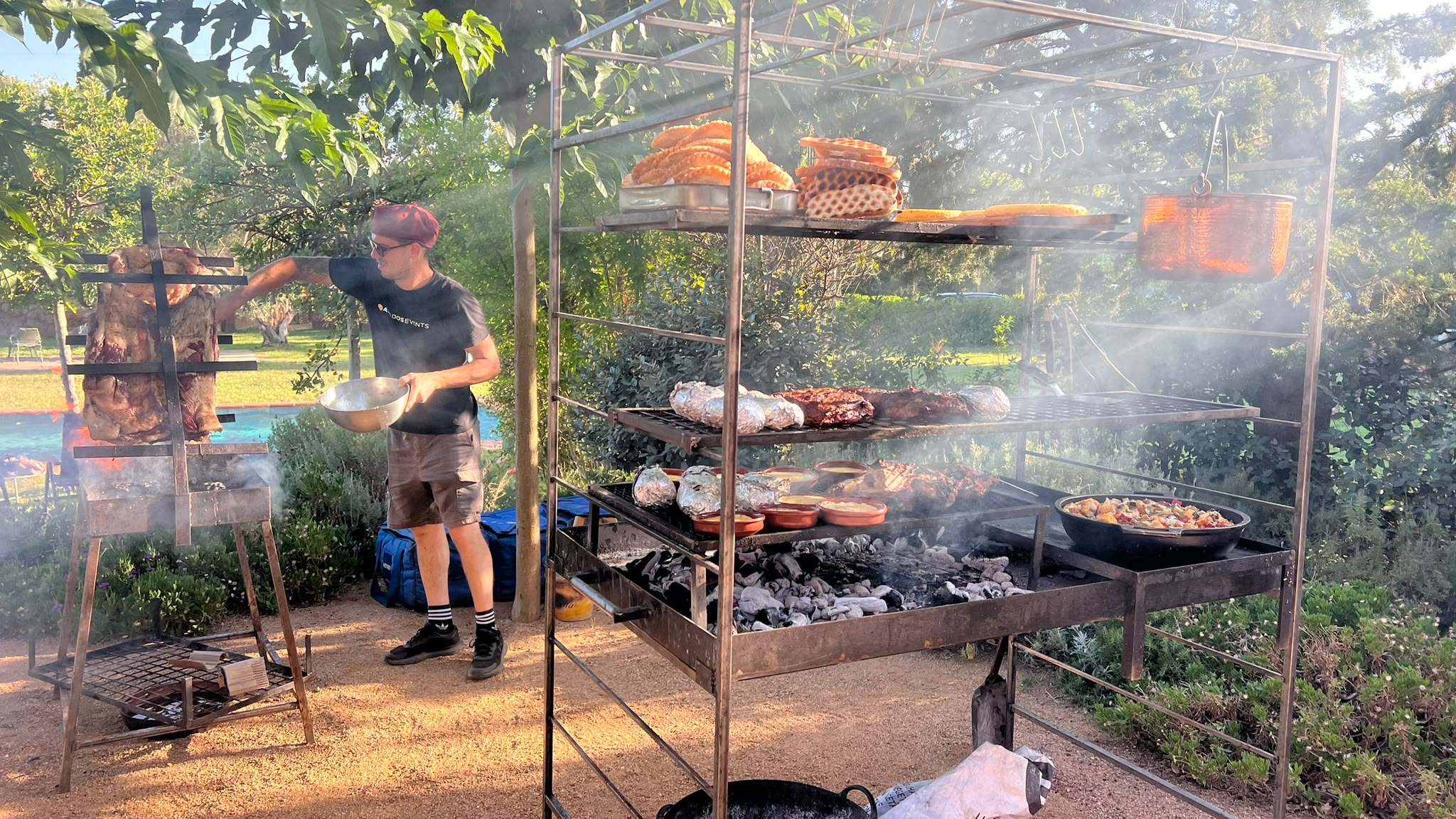 Parrilla La Pampa instalada en terraza